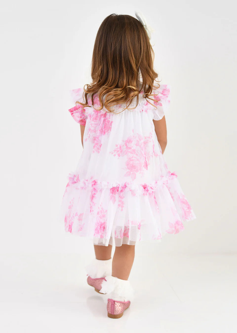 Rosebud Infant Dress in Snowdrop